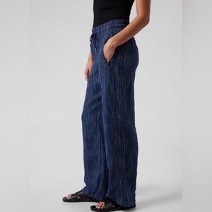 Athleta ‘Cabo’ 100% Linen Wide Leg Pants